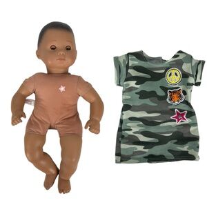 American Girl Bitty Baby Doll With Dark Hair Dark Eyes 2018